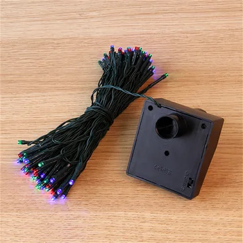 

LED String Fairy Lights White Solar 100 LED Amorphous Silicon Panel Xmas Bar Garden For Party Holiday