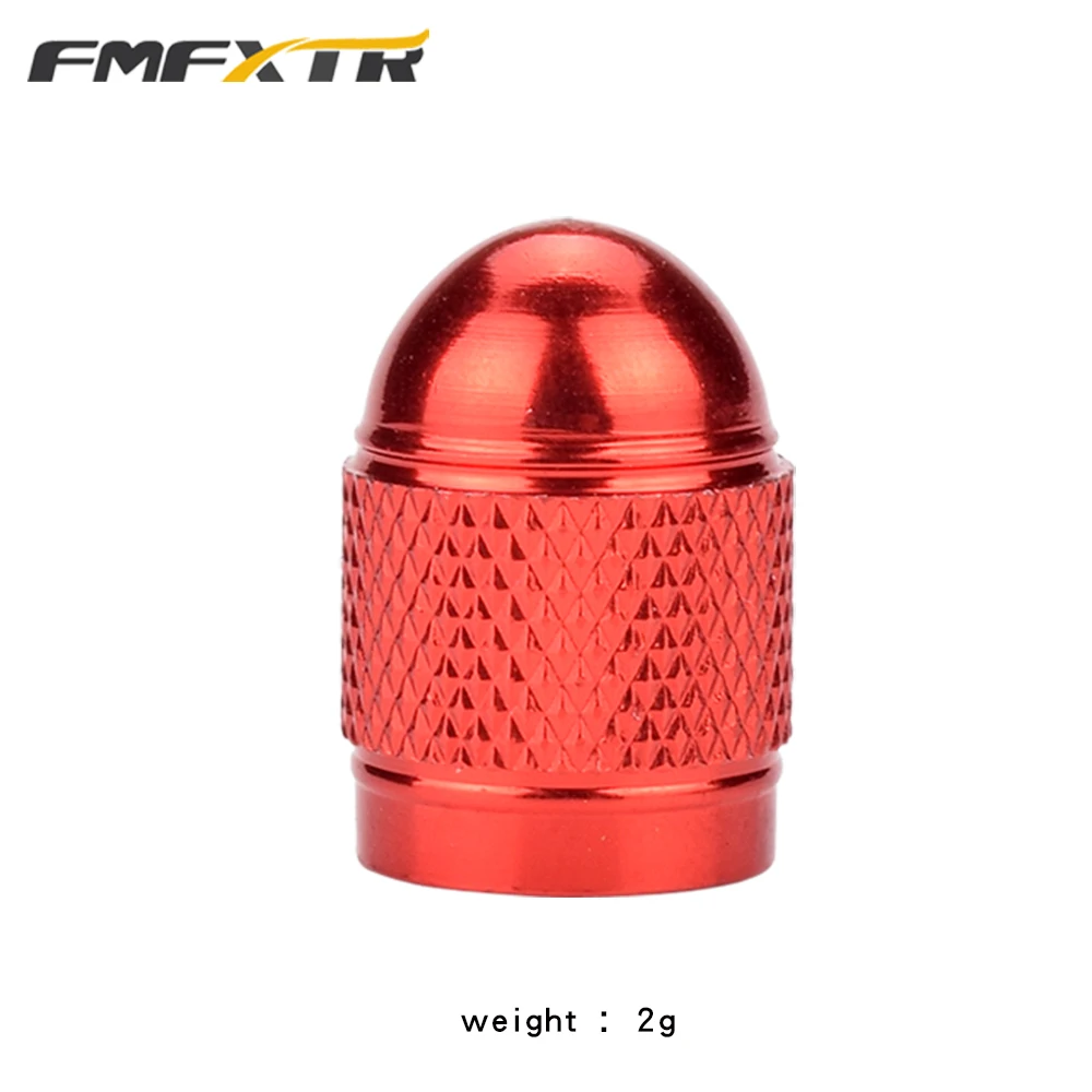 FMFXTR Mountain Bike American Tire Valve Cap Colorful Aluminum Valve Cap Beautiful BMX Dust Cover