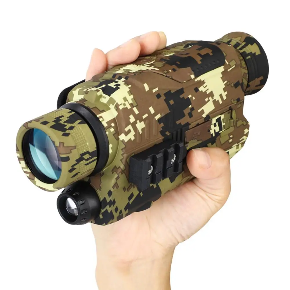 

BOBLOV Digital Night Vision Monocular 5x32 Optics Scope Target Focus Infrared Monoculars with 1.5in TFT LCD PJ2 Camouflage Color