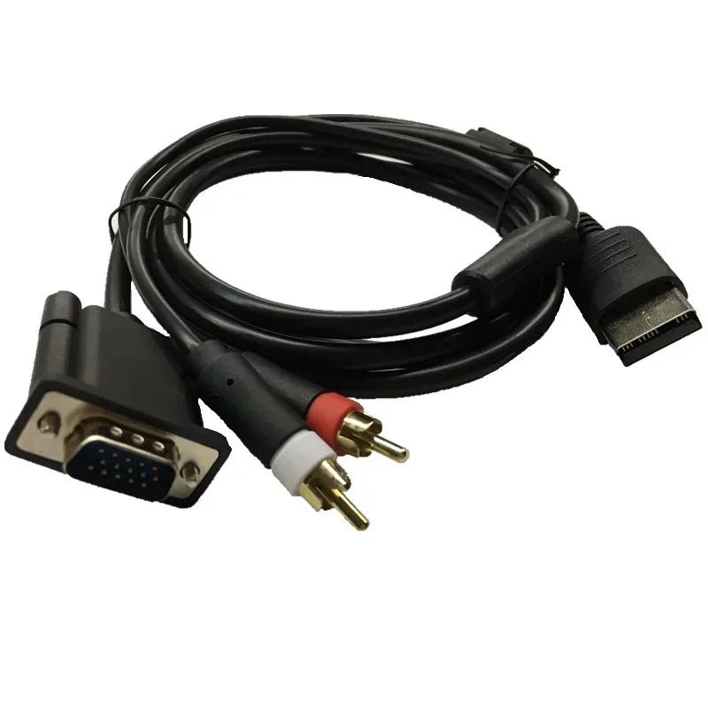 

High Definition Audio Video Cord RCA Sound Adapter VGA box Cable for SEGA DC