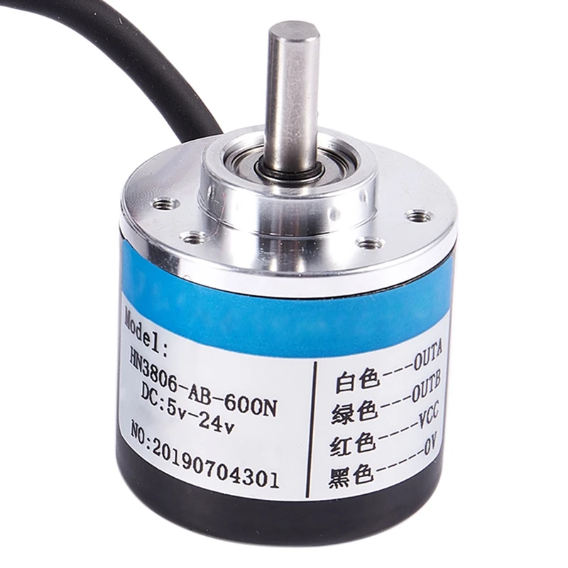 Encoder 6mm Shaft 600P/R Incremental Rotary AB phase for Length Measurement