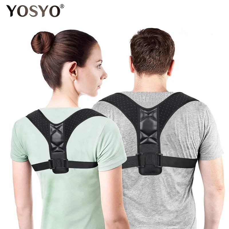 Brace-Support-Belt Posture-Corrector Spine Back-Blet Lumbar YOSYO No-Slouching Adjustable