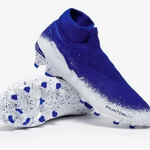 Оригинальные уличные мужские футбольные бутсы высокие лодыжки тренировочные спортивные кроссовки Прямая поставка Chuteiras de futebol