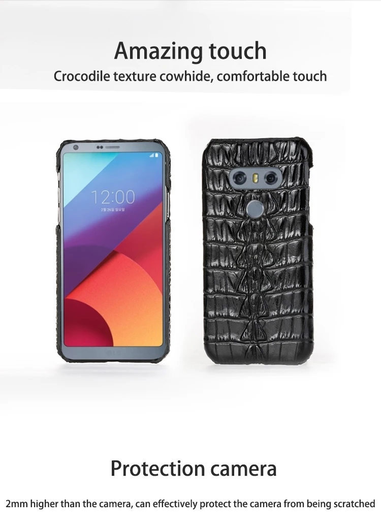 Чехол для телефона для LG G6 G7 G8s ThinQ G3 G4 G5 V10 V20 V30s V40 V50 Thinq Q6 Q7 Q8 K50 K4 K8 K10 из воловьей кожи Хвостовая крышка