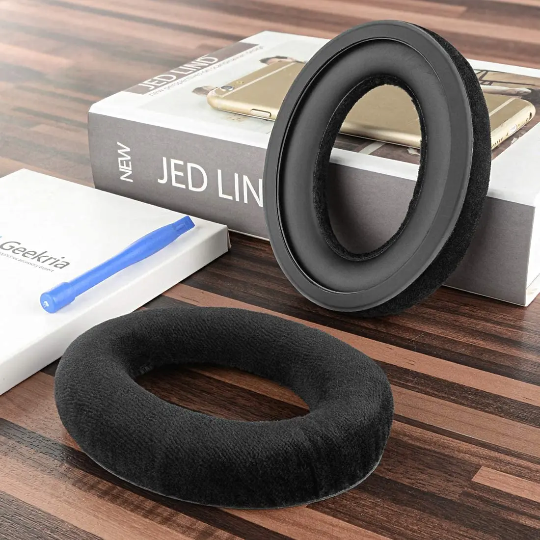 Almofadas de Substituição de Veludo Conforto para Sennheíser Fones de Ouvido Fone de Ouvido Jogo Earpads Almofada Repa um Pc360 Pc363d Pc373d - Image 5