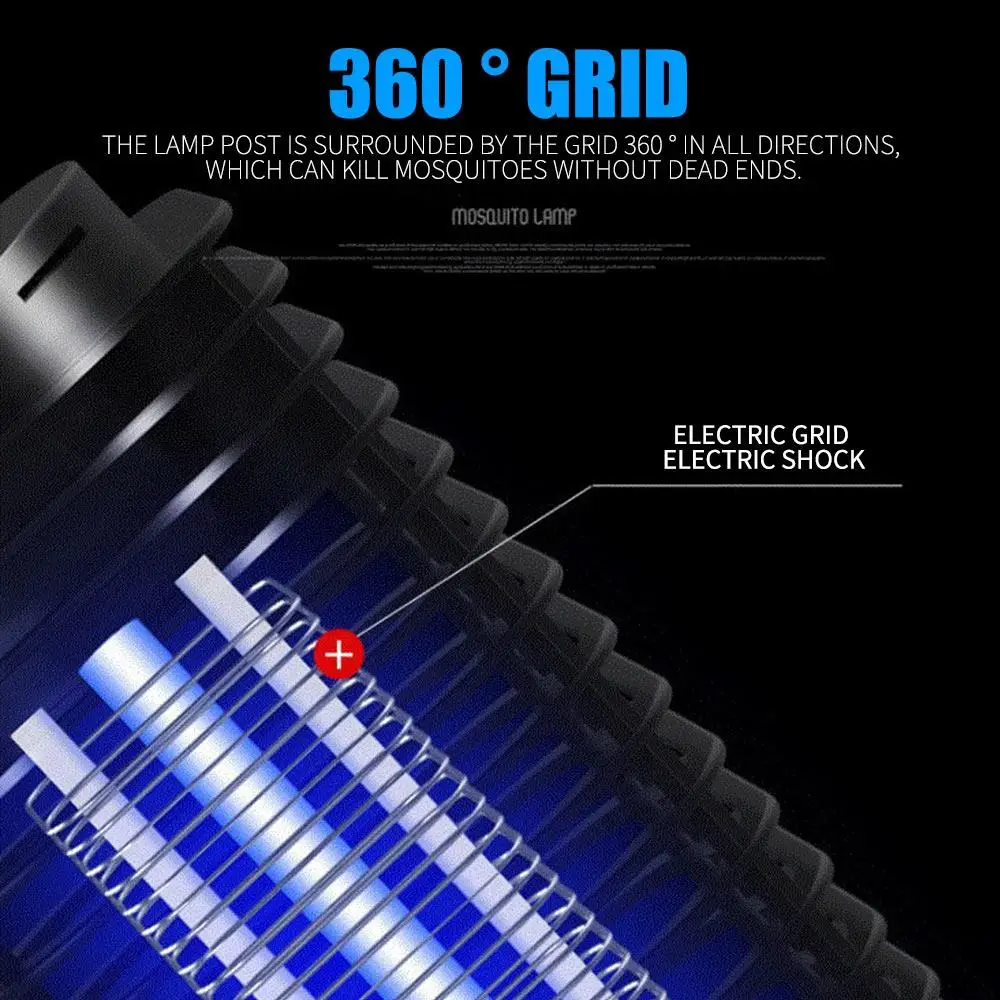 

Anti-Mosquito Lamp 2020 Fly Zapper Night Light Mosquito Killer Convenient EU Regulations Desktop Home Decoration