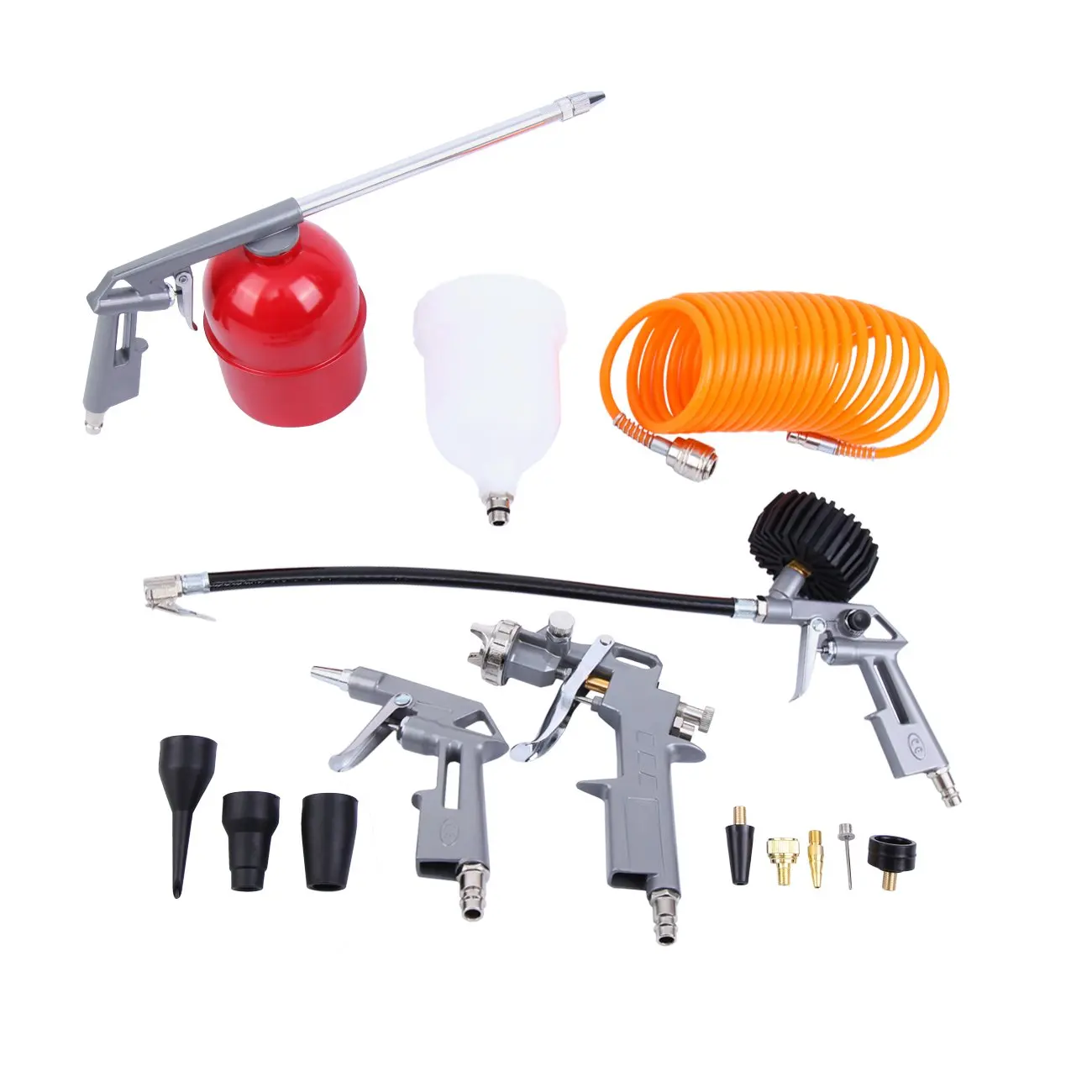 

Samger Spray Guns Painting Car Motorcycle Pneumatic Spray Gun 13pcs DIY Tool Kit