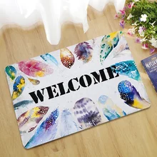 Современный резиновый ковер с принтом 3D HELLOW с буквенным принтом кошки, ковер для гостиной, спальни, домашний декоративный коврик