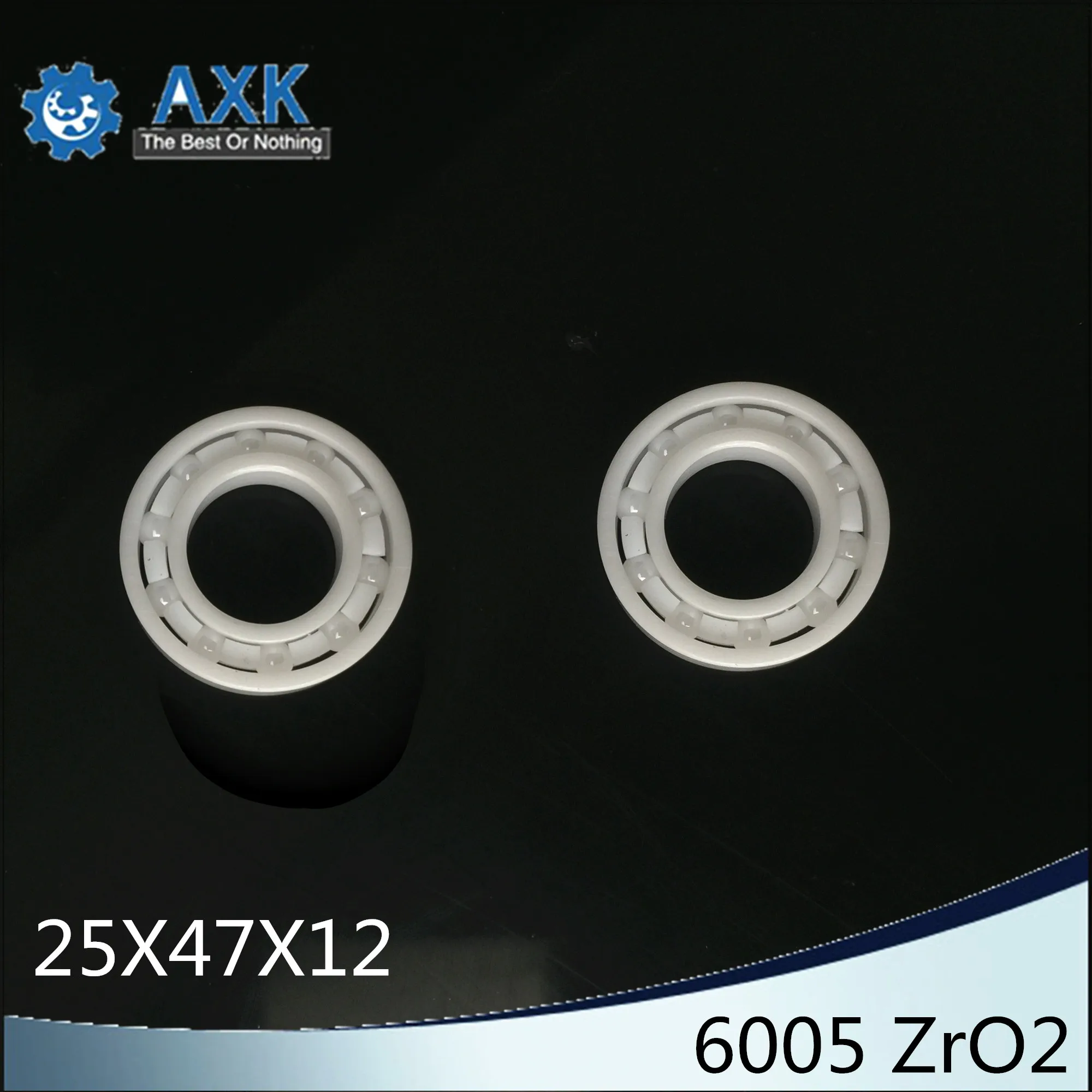 6005 Full Ceramic Bearing ( 1 PC ) 25*47*12 mm ZrO2 Material 6005CE All Zirconia Ceramic Ball Bearings