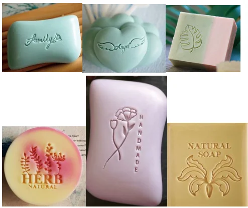 

natural handmade soap acrylic seal Mini DIY natural organic glass stamp chapter