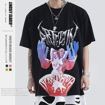 

Lindsey Seader 2020 Funny Printed T Shirts Summer Mens Women Hiphop Casual Short Sleeve Loose Version Tops Tee Male Tshirts