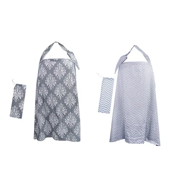 

Breathable Breastfeeding Cover Cotton Muslin Breastfeeding Privacy Apron Outdoors Feeding Baby Nursing Cloth Nursing Cover