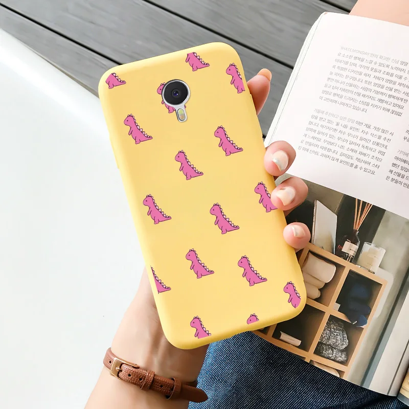 best meizu phone case brand For Meizu Note 3 5 6 Case Candy Colors Flower Pattern Shell Cartoon Painted Soft Silicone Shockproof Phone Back Cover meizu phone case with stones Cases For Meizu