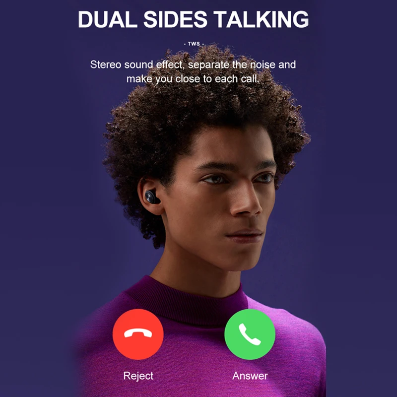 Touch Tws Bluetooth наушники, мини беспроводные наушники, спортивные наушники с громкой связью, беспроводная гарнитура с зарядным устройством для Xiaomi