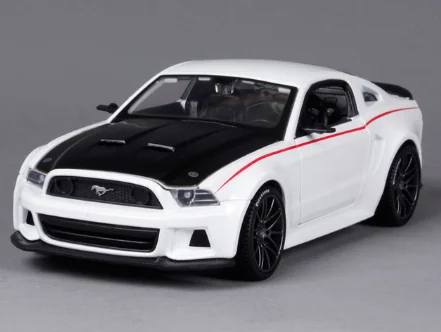 Maisto 1:24 Need For speed Ford Mustang GT 5,0 литая под давлением модель Гоночная машина игрушка Новинка в коробке 32361 - Цвет: White