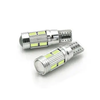 

2x W5W LED T10 LED Bulbs Canbus 4014 3020 SMD For Car Parking Position Lights Interior Map Dome Lights 12V White Auto Lamp 6500K