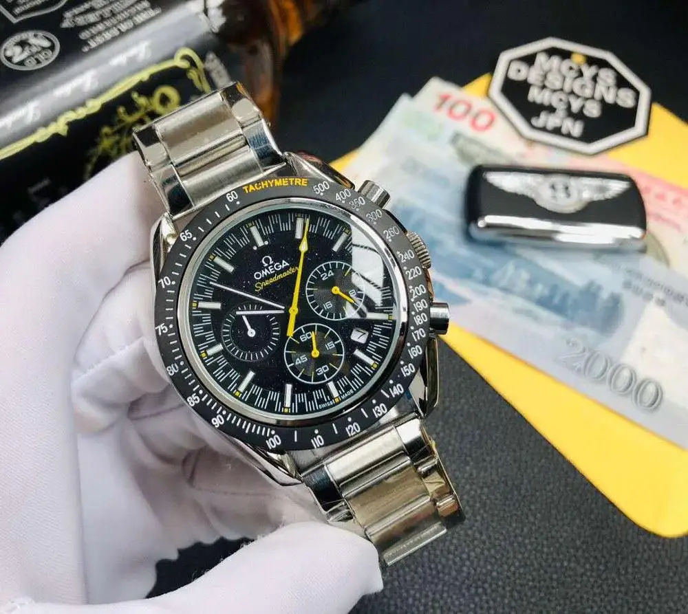 

Omega-high-end ceramic bezel men's and women's simple automatic movement 007 watch designer watch watch 1978