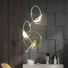Éclairage mural LED avec oiseau, Luminaire décoratif d'intérieur, idéal pour une table de chevet, une chambre à coucher ou un bureau de lecture