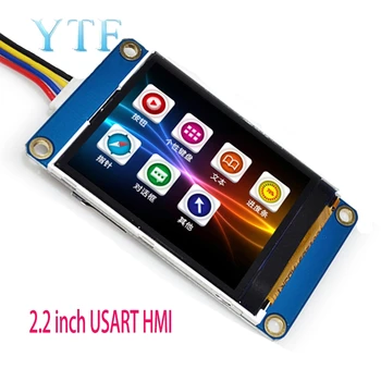 

1pcs 2.2 inch USART HMI screen integrated serial Smart character GPU TFT LCD Module 240 * 320