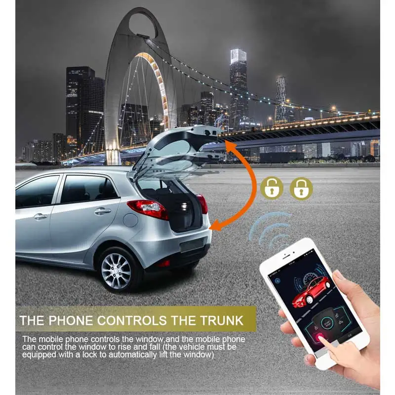 Для 2008 Toyota Tundra дистанционный запуск для автомобиля Автозапуск Автосигнализация PKE Кнопка кнопочный умный ключ дистанционный центральный замок