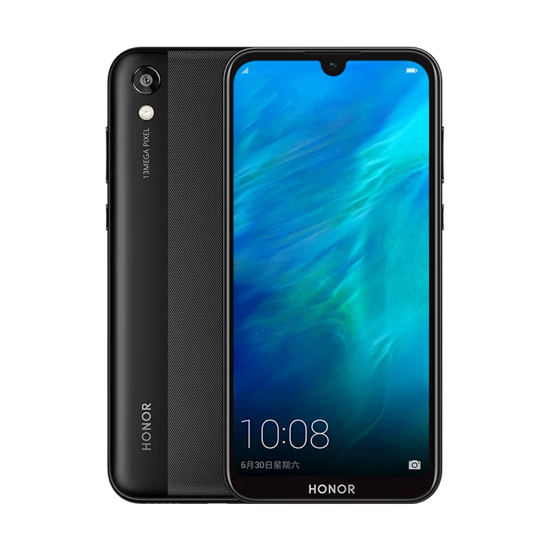 Оригинальная глобальная версия Honor 8S 32GB rom 2GB ram 5,71 ''дисплей FullView Dewdrop MT6761 четырехъядерный 13 МП камера заднего вида мобильный телефон - Цвет: Black
