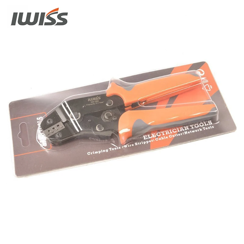 IWISS Φ обжимной инструмент 0 1 мм² SN 28B Dupont Pins для разъема 2 54 мм 3 96 KF2510|tool crimp|crimper
