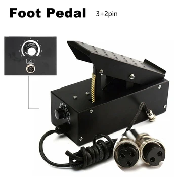 Buy Welder Machine Welding Foot Pedal Control Current For TIG MIG Plasma Cutter CNC TIG Welder Foot Pedal 3+2pin For Welding Machine