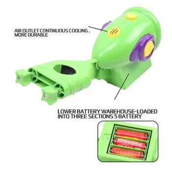 

Children Kids Electric Bubble Blower Machine with Light Portable for Bicycle Outdoor FJ88