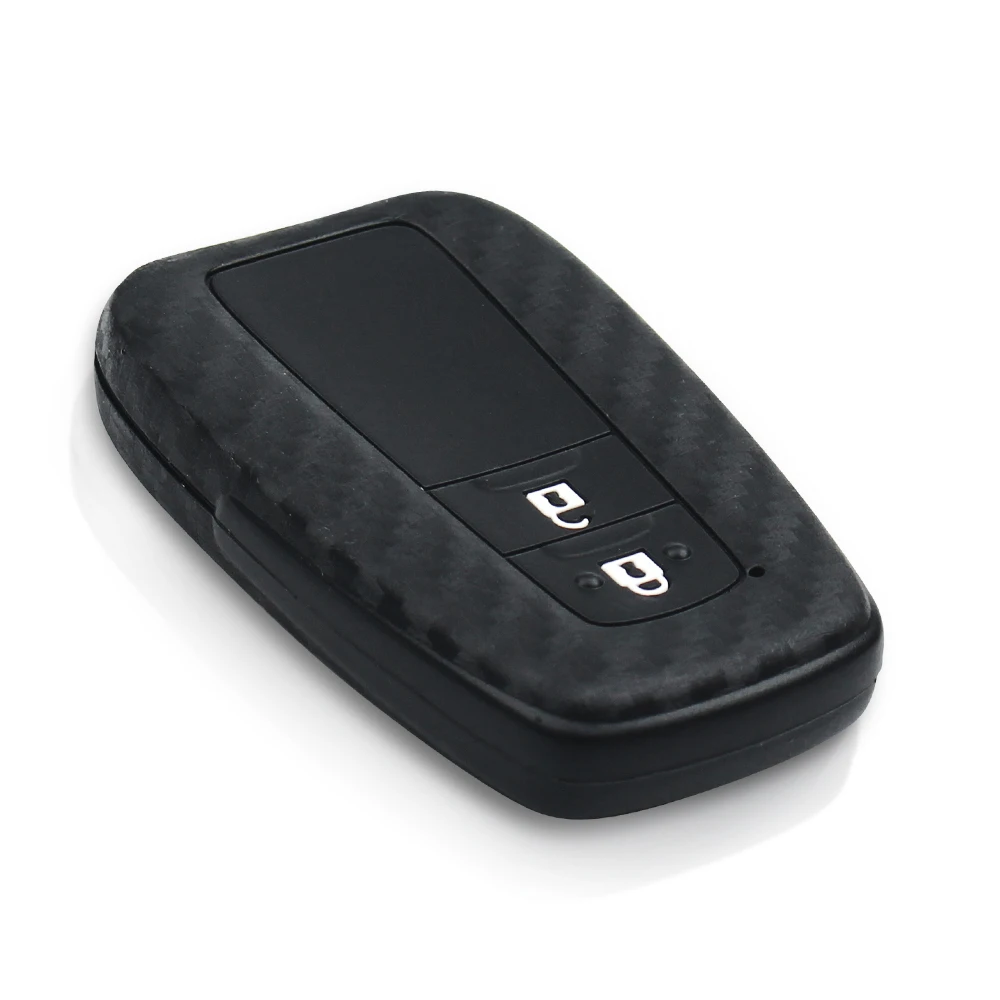 Cover in silicone chiave telecomando per Toyota Camry Corolla C-HR 2017 2018 Prado Prius - H695f4683526248669e173f50d09b331eZ