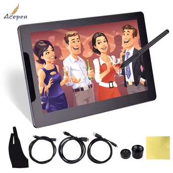 

Acepen AP1303 13.3 Inch Drawing Tablet Graphic Monitor with 1920*1080 HD IPS Screen Aluminum Body with Battery-Free Pen