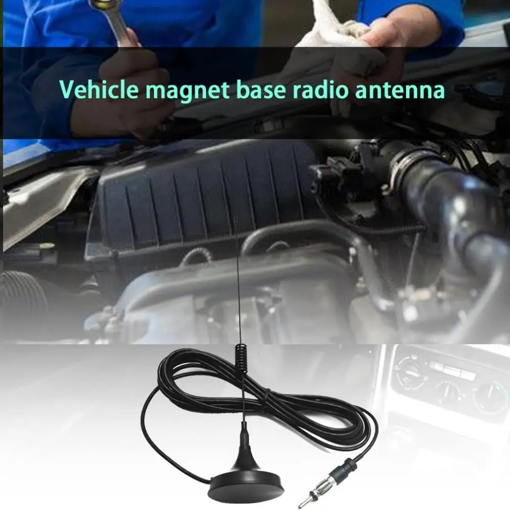 Универсальный автомобильный Am/Fm радио антенна стерео сигнал багажник/крыло Крепление-в антенны от автомобилей и мотоциклов