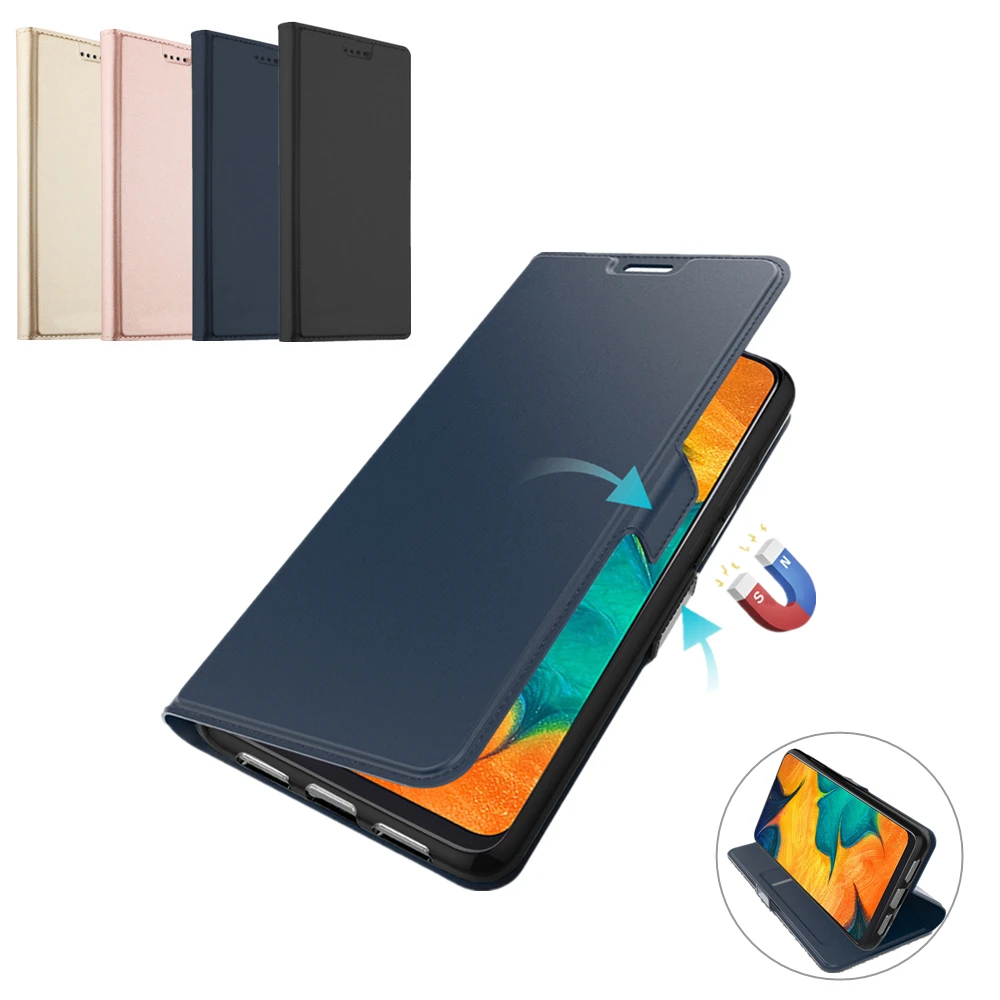 

For Samsung Galaxy A30s A20s A10s Case PU Leather Flip Stand Shockproof Wallet Cover for Samsung A10s A20s Case Card Luxury