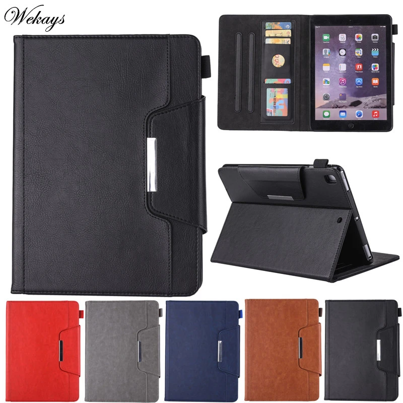 Wekays Coque чехол для Apple iPad Pro 10,5 дюймов черный бизнес кожаный чехол для iPad Pro 10,5 дюймов чехол в виде ракушки