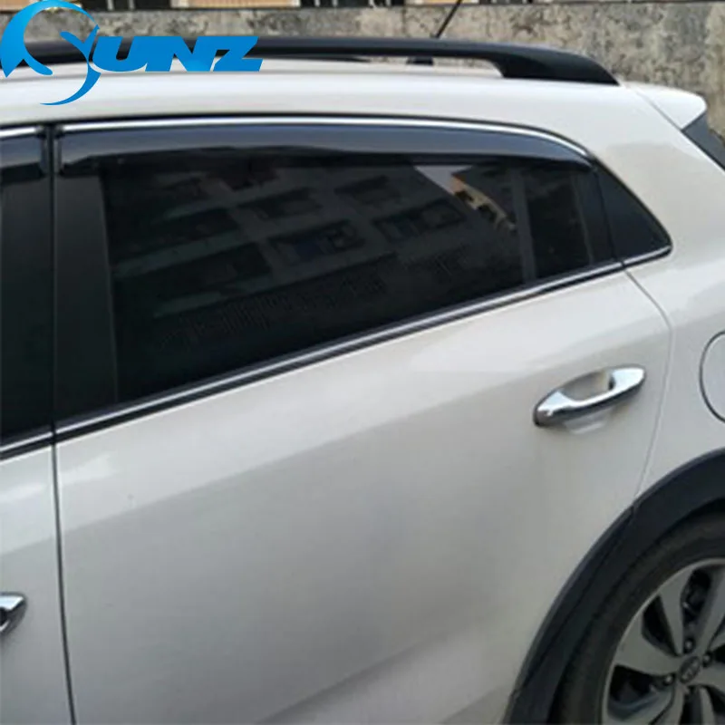 Защита от дождя на окно автомобиля для KIA CROSS, оконный козырек, дефлектор от солнца, защита от дождя, автомобильный Стайлинг SUNZ