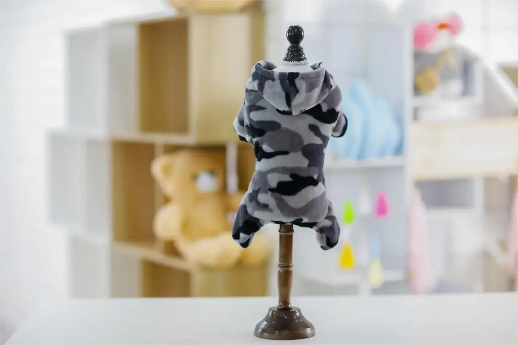 Camouflage Gray Собачками Пальто; костюм зимняя теплая одежда для маленьких собак куртка для собаки для чихуахуа, йоркширского терьера, Костюмы товары для домашних животных S-XXL - Цвет: Camouflage Gray