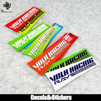 

NO.L088 VOLK RACING RAYS 3M Reflective Stickers MOTO GP Wheel Glass Sticker Waterproof Decals Racing Motorcycle