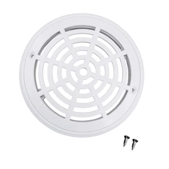 

2X 20cm Main Drain Pool Anti Vortex Sump Grill /Cover with Screws