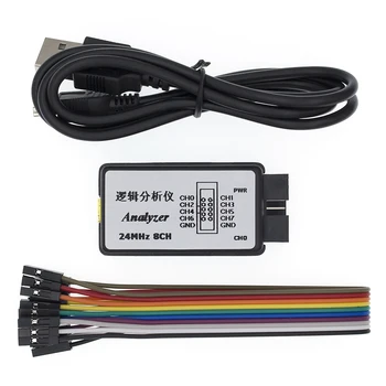 

USB Logic SCM 24MHz 8 Channel 24M/seconds Logic Analyzer Debugger for ARM FPGA Logic Analyzer Logic 24M 8CH