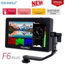 Монитор для камеры FEELWORLD F6PLUS, 5,5 дюйма, IPS, 4K, HDMI, 1920x1080 Монитор для камеры FEELWORLD F6PLUS, 5,5 дюйма, IPS, 4K, HDMI, 1920x1080