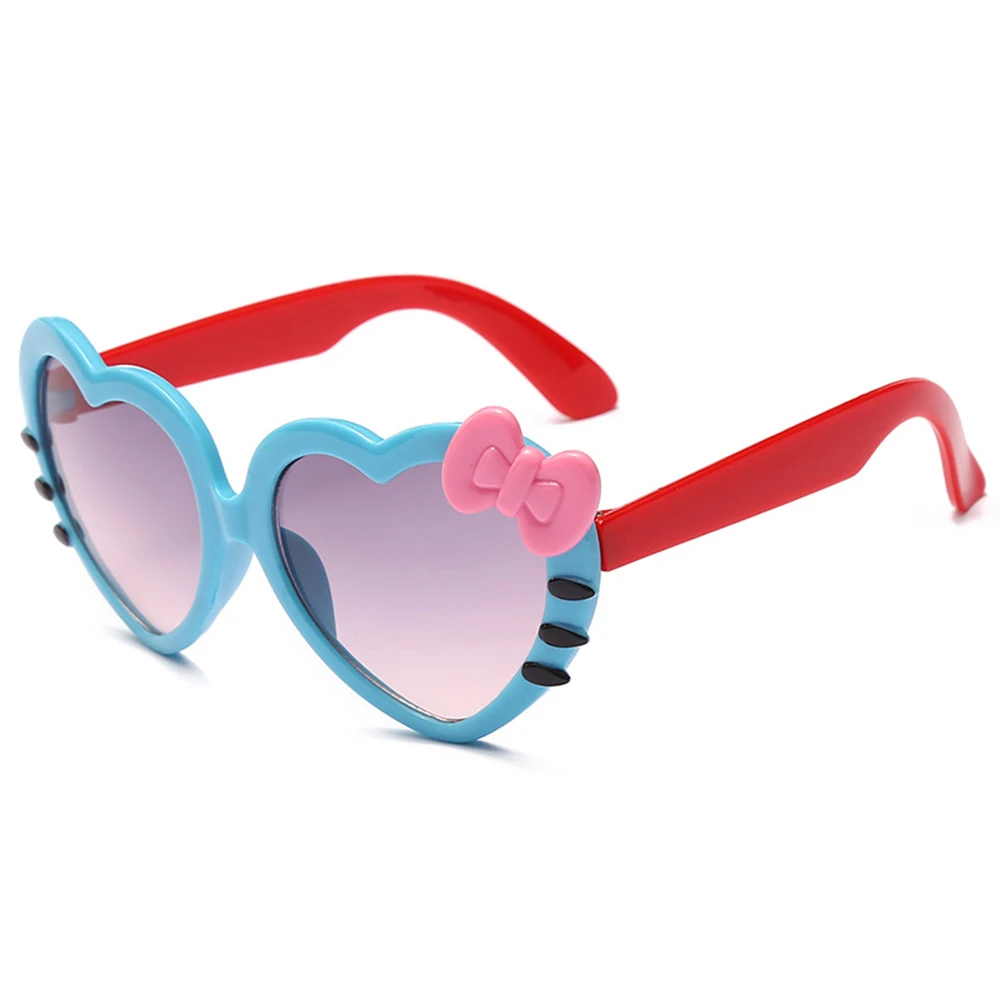 Kids Heart Shaped Sunglasses Girl Brand Fashion Glasses Boy Baby Sun Glasses Cute Eyewear Retro Children's