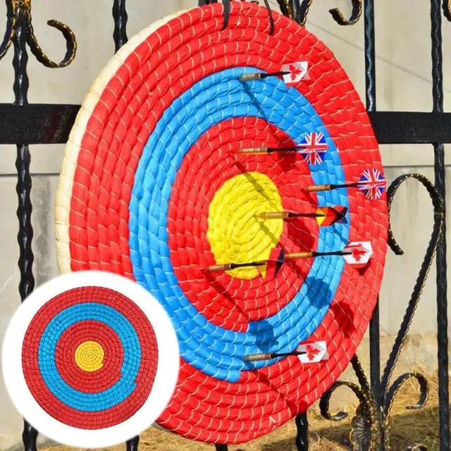 US $13.38 1pcs 50/55*2cm Outdoor Sports Hunting Shooting Target Archery Target Board Straw Grass Target Arrow