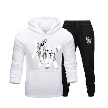 

Men's Sets Brand Sportswear Tracksuits Sets Men's Clothes Sporting Hoodies+Pants Sets casual Outwear sports Suits men Hoodie