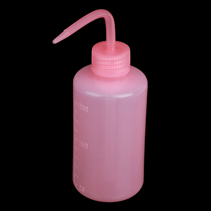 1pcs Wash Clean Clear Pink Plastic Green Soap Lab Wash Squeeze Diffuser Bottle 250ml 