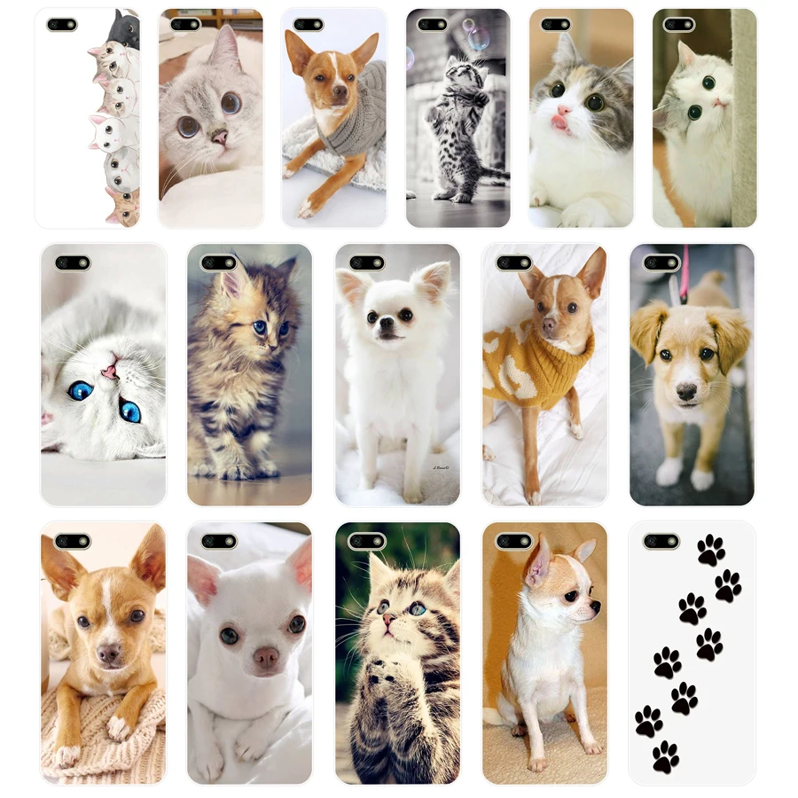 Мягкий силиконовый чехол из ТПУ для huawei Honor 7a 5 45 pro 7 дюйма 7c 7x y5 2018 180FG I Love My Chihuahua