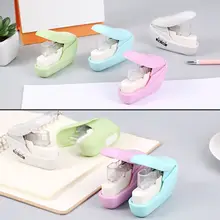 No Nails Stapling Machine Mini Cute Book Stapler No Staples required Stapleless Stapler Paper Stapling Stapler pocket xiaomi lemo stapler nail storage stapler nail remaining quantity reminder cute stapling machine white
