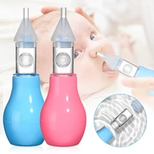 Aspirateur Nasal en Silicone pour bébé, Type pompe, nettoyeur de Mucus Nasal à froid, anti reflux, succion sûre 