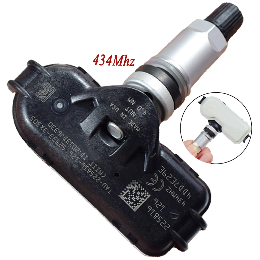 1 шт. датчик давления в шинах 52933-3X305 529333X305 TPMS датчик для hyundai Elantra HD MD 434Mhz автомобильные аксессуары