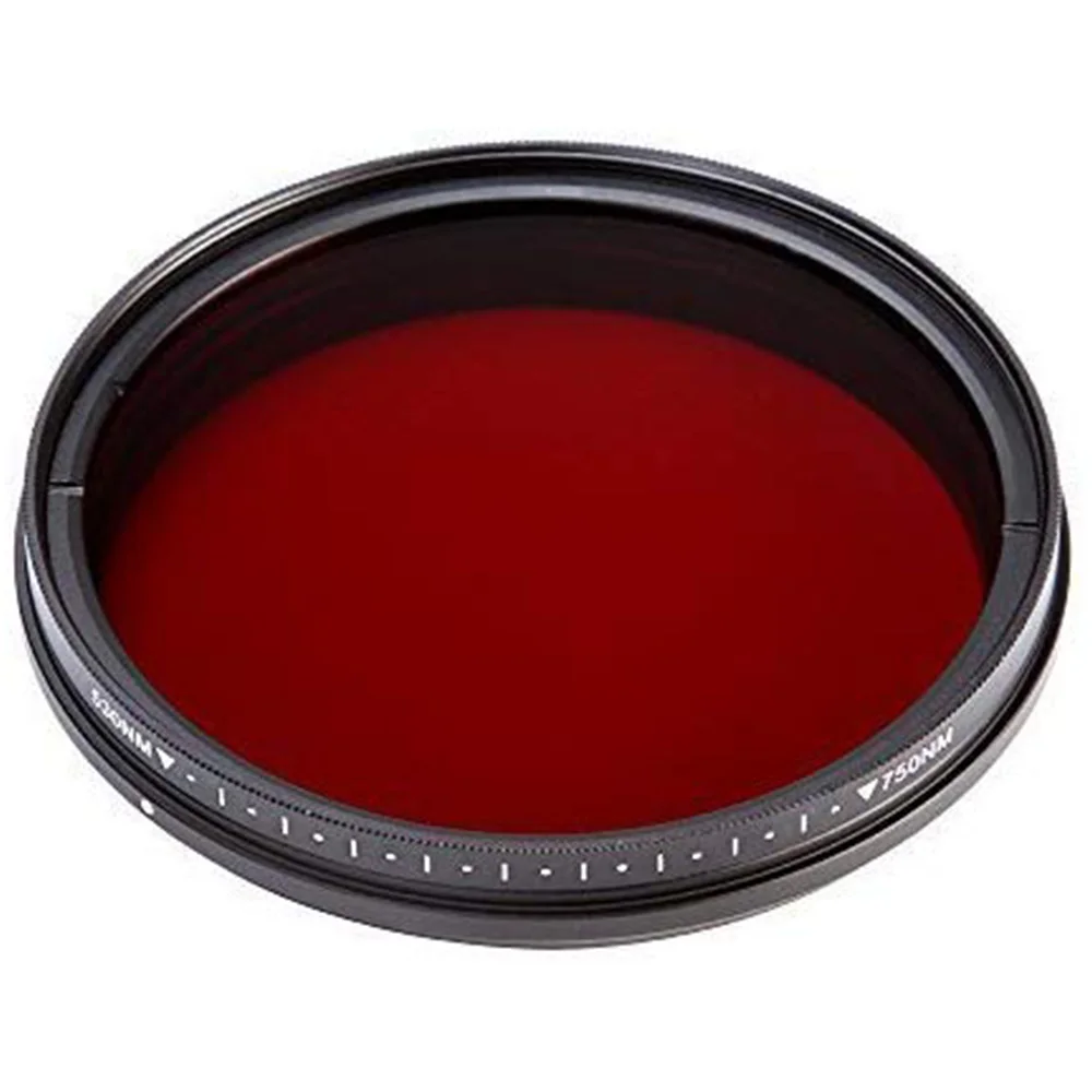 FOTGA49mmAdjustableInfraredIRCutFilterPassXRay530nmto750nm