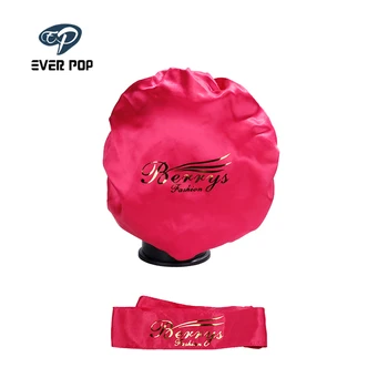 

Silk Satin Bonnet Women sleeping Bonnet Headband tie Customized Logo bonnets frontal head wrapping satin band tie