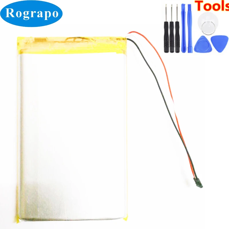 

New 4050mAh PR-754680N Full Battery For IRIVER Astell & Kern AK300 AK320 AK380 Player Batteries Accumulator 3-wire Plug +tools
